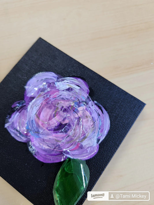 Purple Rose magnet